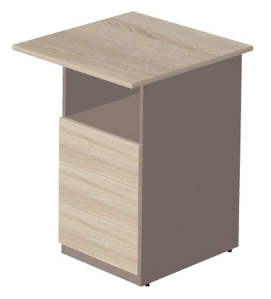 W-32+W-23 Приставная тумба с топом Work