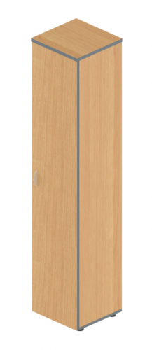 А-17 Шкаф узкий закрытый с полками