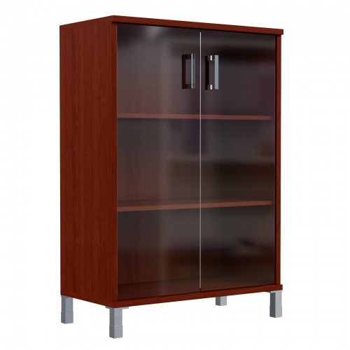 Шкаф средний со стеклянными дверьми 420.8 900x450x1286