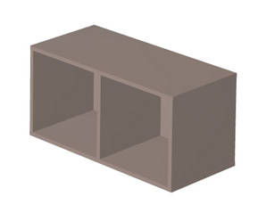 W-40 Настенная полка / антресоль Work