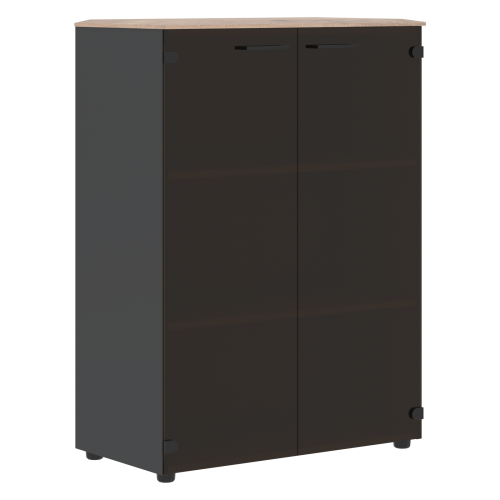 Шкаф со стеклянными дверьми 850x430x1165