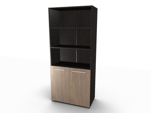 Шкаф с 1 комплектом глухих малых дверей и топом AHC 85.5