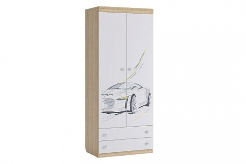 Форсаж Шкаф комбинированный (с ящ. 2-створчатый)