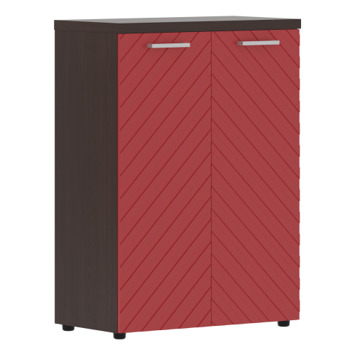 Шкаф с глухими средними дверьми и топом 854x452x1203