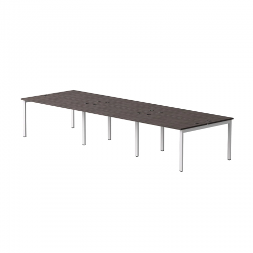 Бенч-система на 6 мест на металлокаркасе 3540х670(1370)x755 