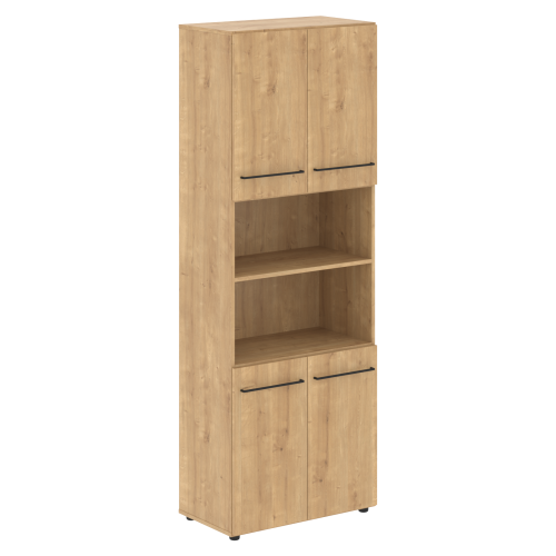 Шкаф с 2-мя комплектами глухих малых дверей 800х430х2253 LHC 80.4