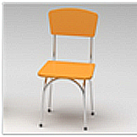 2810 Стульчик на металлокаркасе регулируемый (рост 1-3)