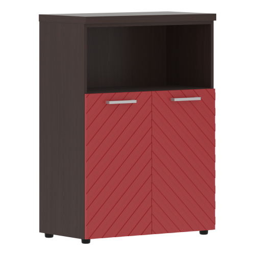 Шкаф с глухими малыми дверьми и топом 854x452x1203