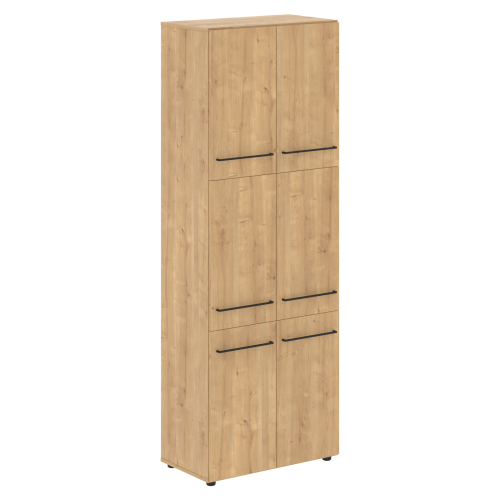 Шкаф с 3-мя комплектами глухих малых дверей 800х430х2253 LHC 80.8