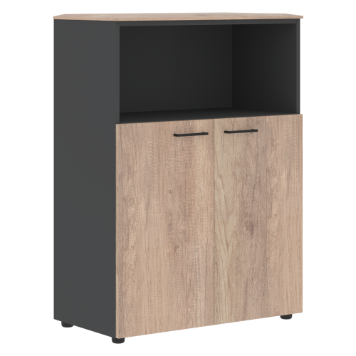 Шкаф со стеклянными дверьми 850x430x1165