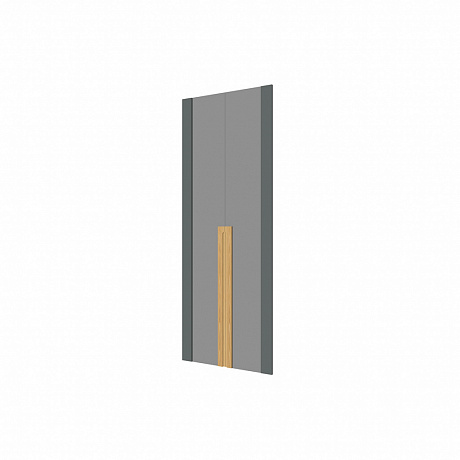 Двери стеклянные высокие