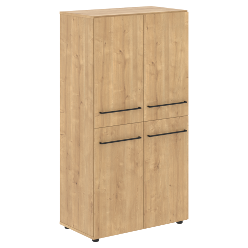 Шкаф с 2-мя комплектами глухих малых дверей 800х430х1517 LMC 80.4