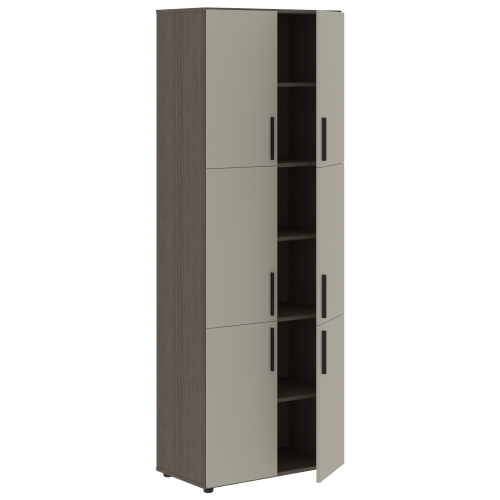 Шкаф с 3-мя комплектами глухих малых дверей 80.8 800х430х2285