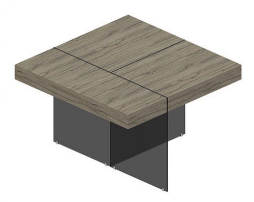 Модуль конференц-стола GS-2 тонированное стекло