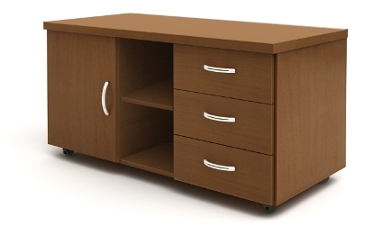 Тумба выкатная широкая 1100х520х570