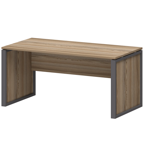 Стол руководителя на металлокаркасе 1600x800x750