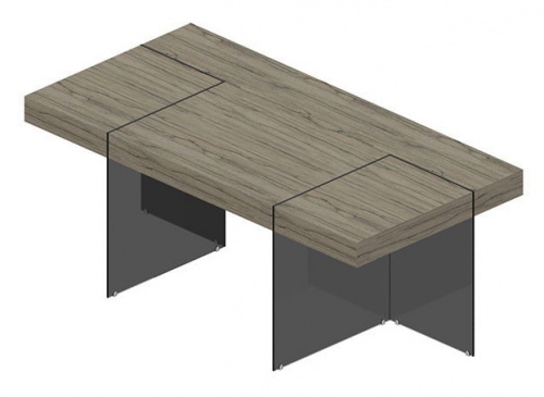 Стол руководителя GS-1N тонированное стекло