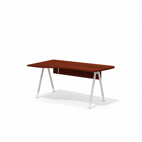 GМ-119L + G-86 Стол эргономичный на металлокаркасе левый