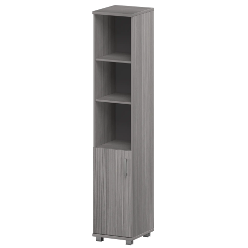 Стеллаж высокий узкий полузакрытый 400x445x2050