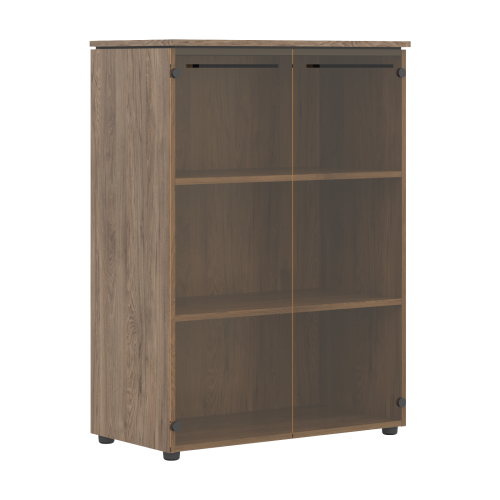 Шкаф со стеклянными дверьми 