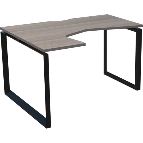 Стол эргономичный на металлокаркасе (О-каркас) (Лв/Пр) 1600x1000x750