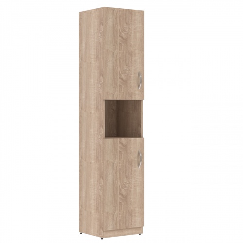 Шкаф колонка с 2-мя глухими малыми дверьми