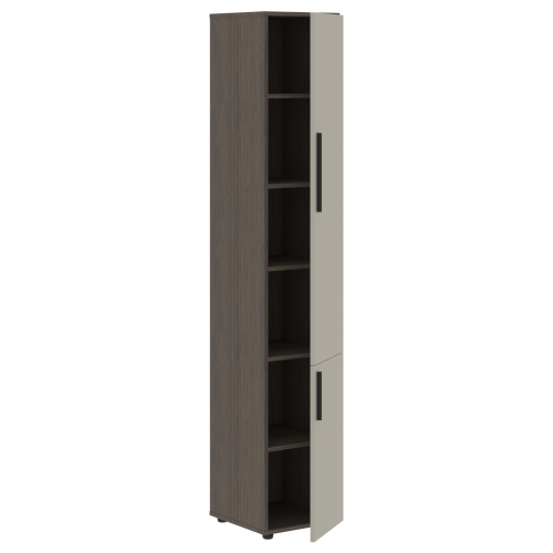 Шкаф-колонка с глухими малыми и средними дверьми VHCS_40.3 400х430х2253
