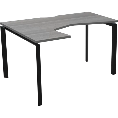 Стол эргономичный на металлокаркасе (Лв/Пр) 1400x1000x750