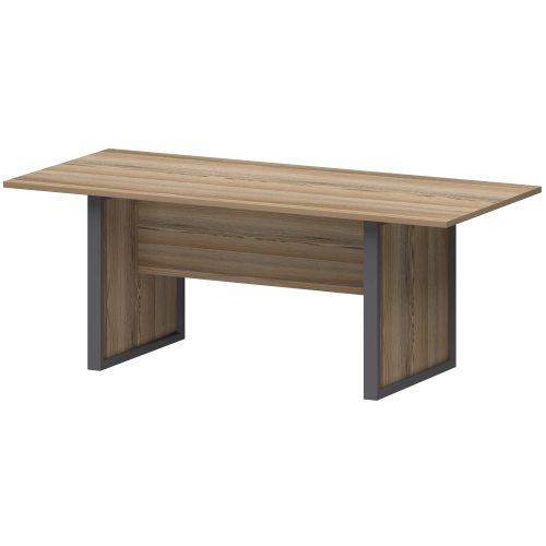 Стол руководителя на металлокаркасе 2000x900x750